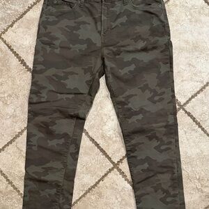 Banana Republic Dark Camouflage Travel Jeans